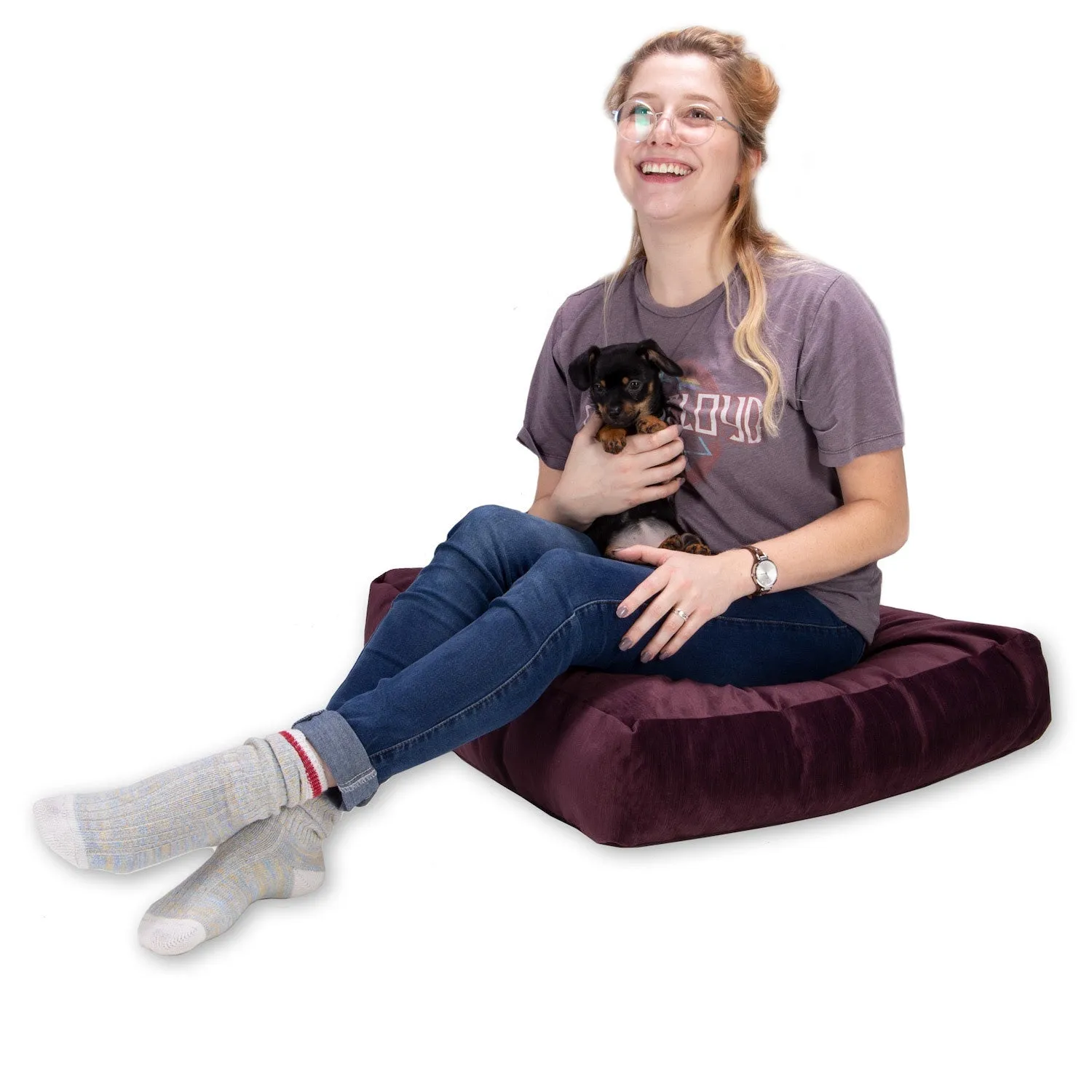 Jaxx Brio Large Décor Floor Pillow & Yoga Cushion