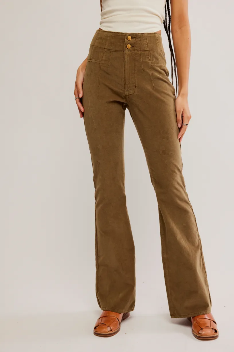 Jayde Cord Flare Jeans