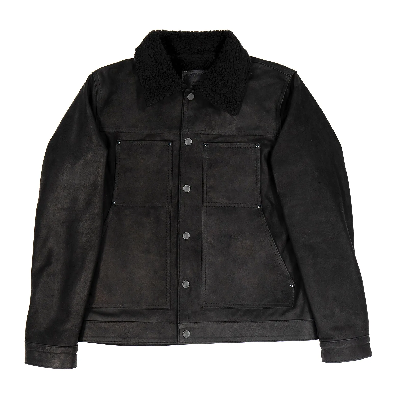 JUNEAU LEATHER JACKET - CLASSIC BLACK