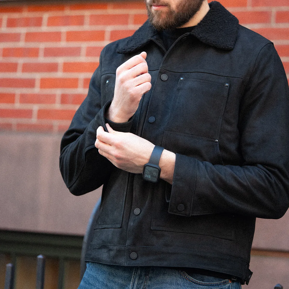 JUNEAU LEATHER JACKET - CLASSIC BLACK