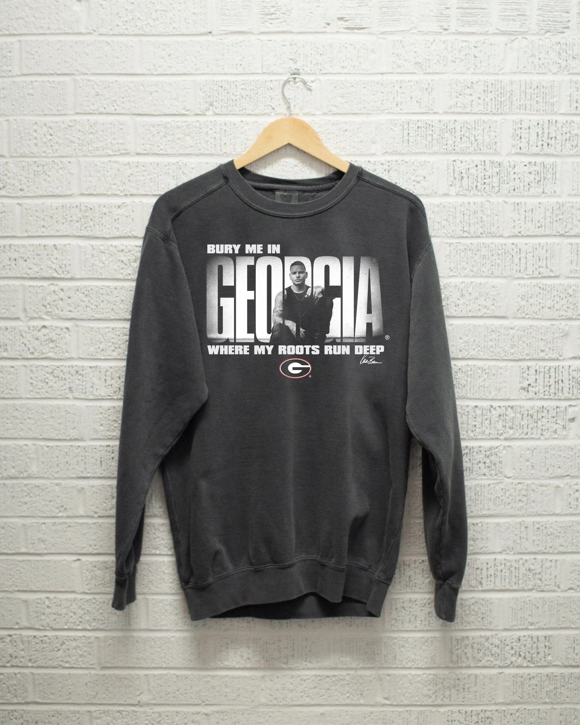 Kane Brown UGA Bury Me in Georgia Pepper Sweatshirt