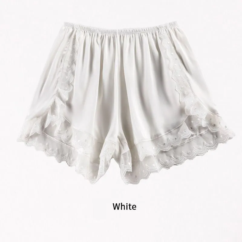 Lace anti-glare bottoming shorts