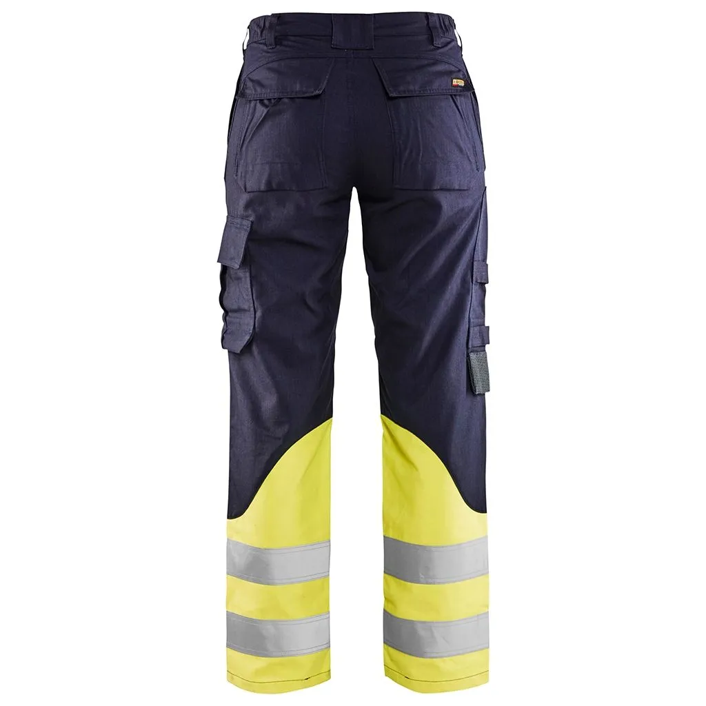 Ladies&#x20;Multinorm&#x20;Inherent&#x20;Trouser&#x20;7188&#x20;Navy&#x20;Blue&#x2F;Yellow&#x20;-&#x20;Bl&#xE5;kl&#xE4;der