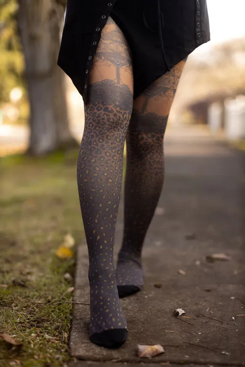 Leopardo Printed Tights