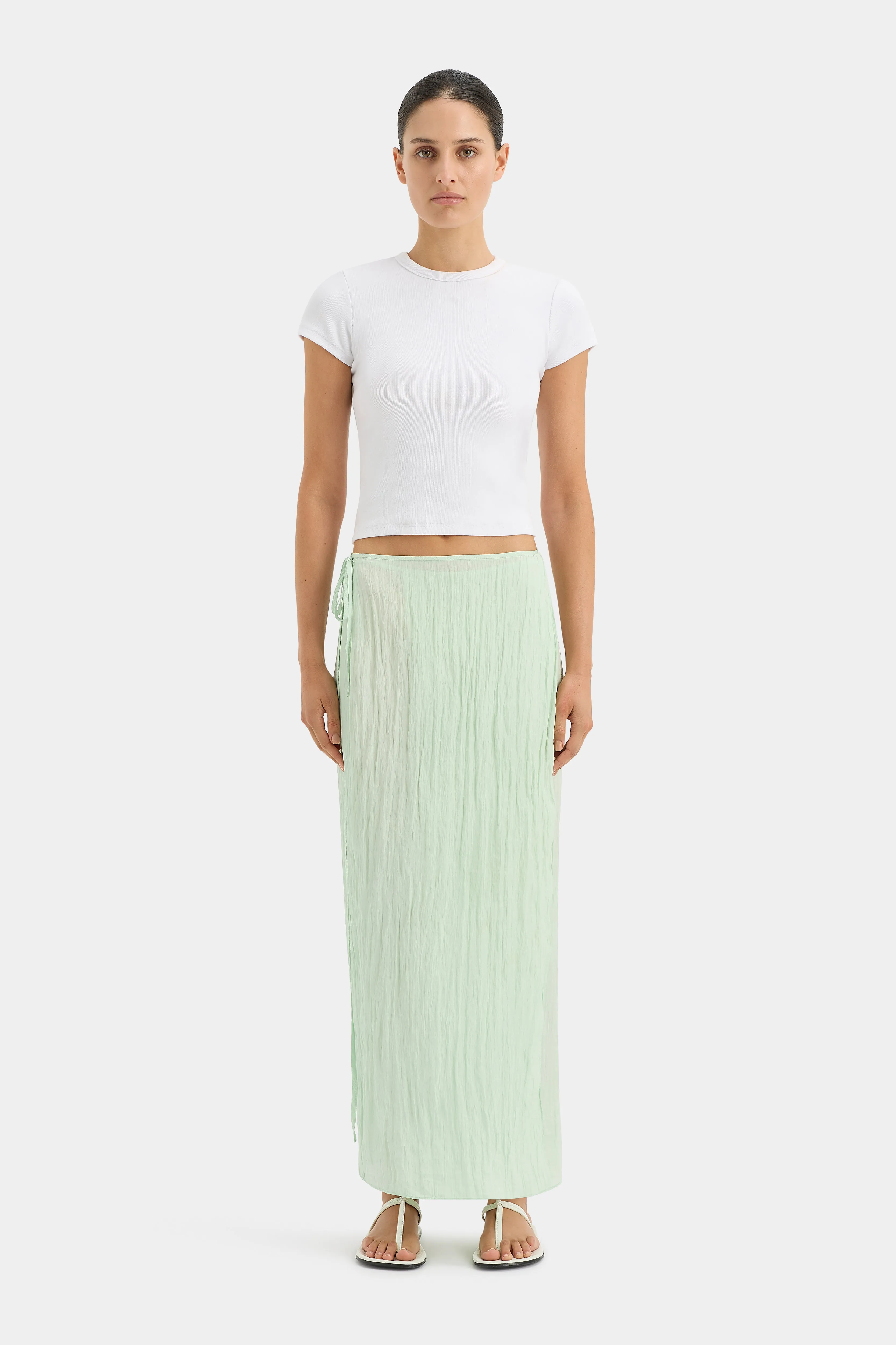 Ligera Wrap Midi Skirt