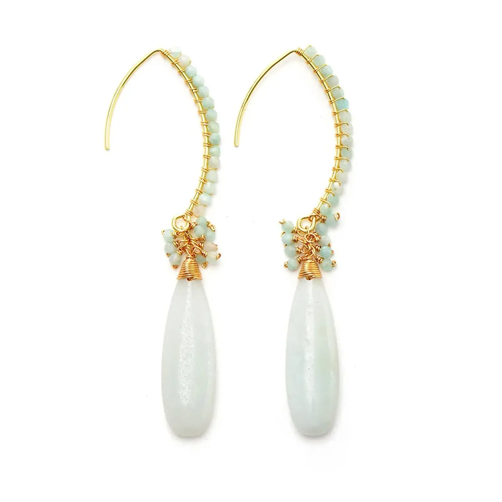 Light Amazonite Earrings