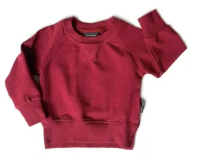 Little Bipsy - Pullover in Cranberry