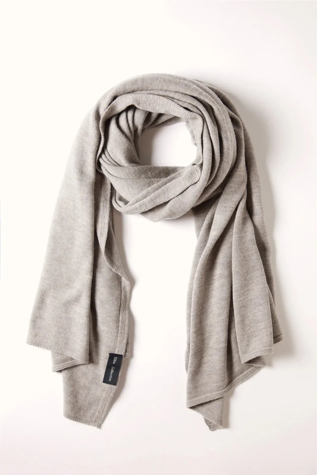 Lora Knit Scarf Sand Marle