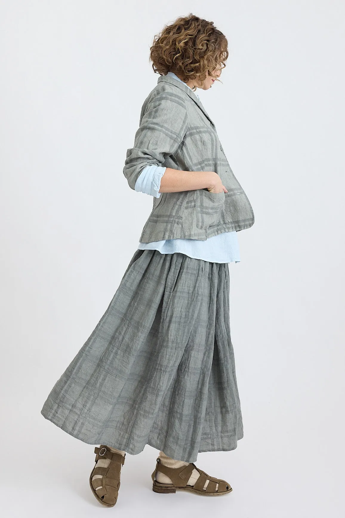 Manuelle Guibal - Fifi Check Gathered Skirt