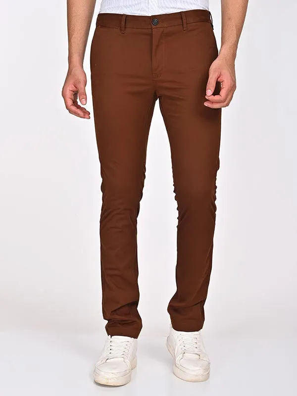 Men Brooklyn Fit Cotton Stretch Trouser