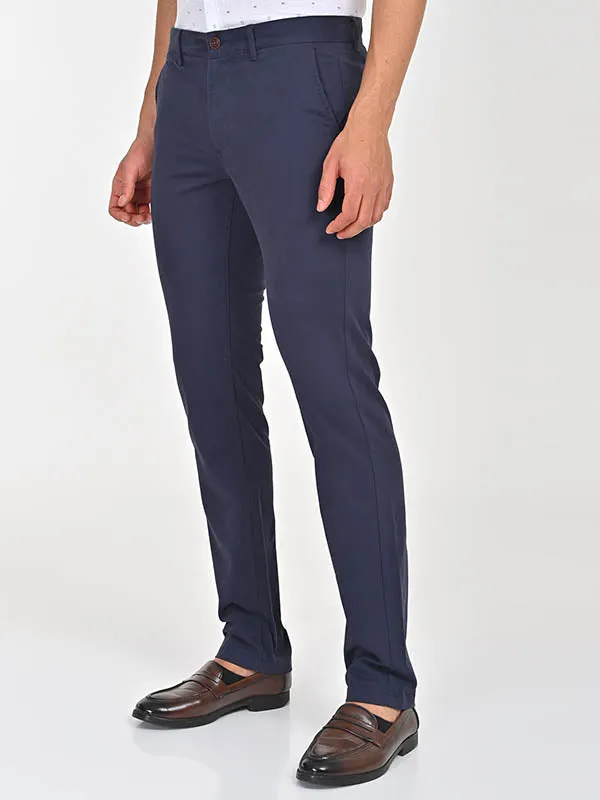 Men Brooklyn Fit Cotton Stretch Trouser