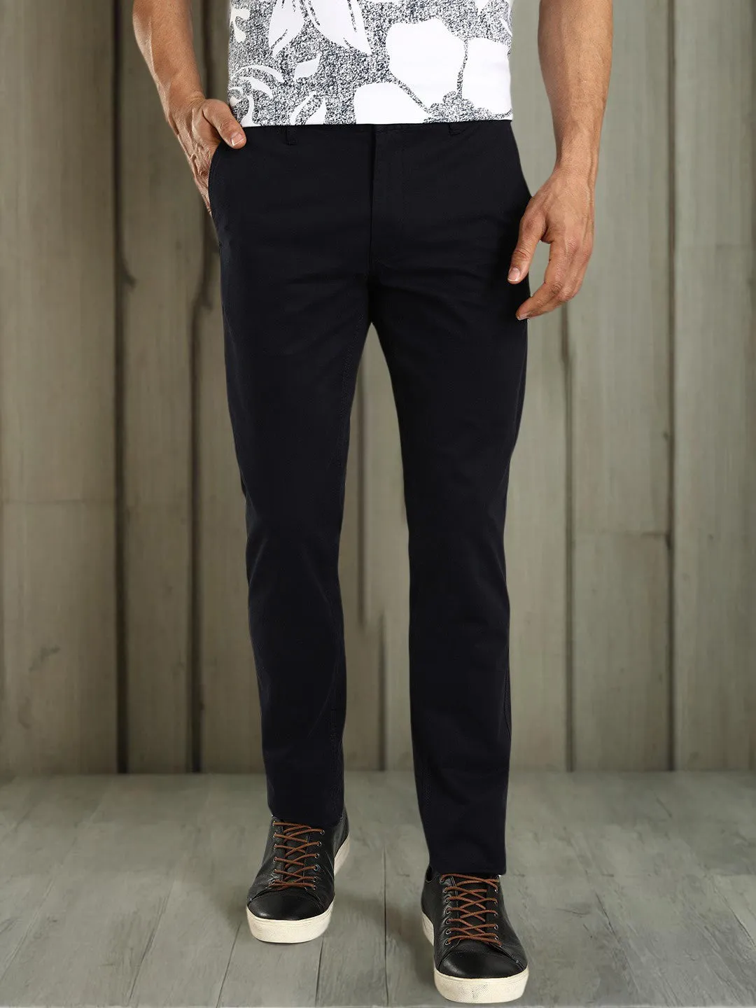 Men Brooklyn Fit Cotton Stretch Trouser