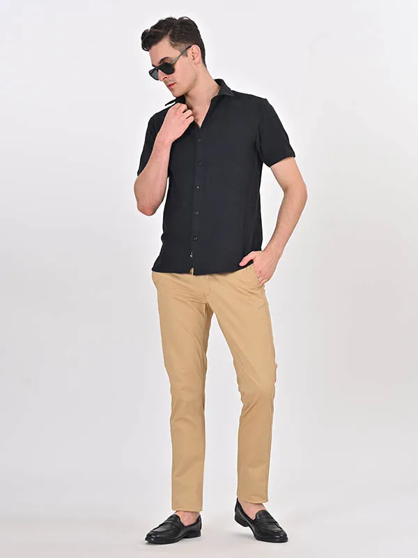 Men Brooklyn Fit Cotton Stretch Trouser