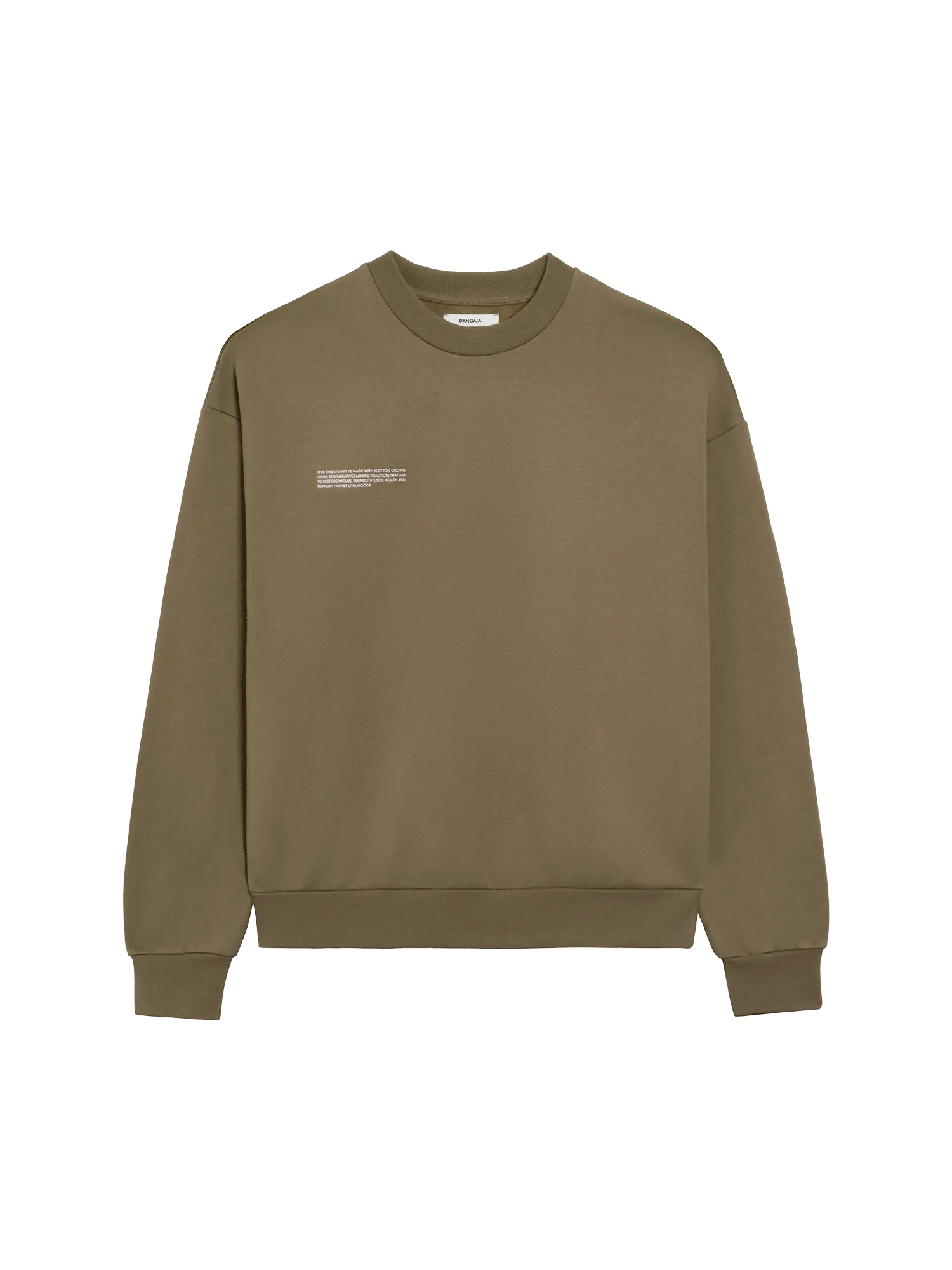 Mens In Conversion Cotton Sweatshirt—carbon brown