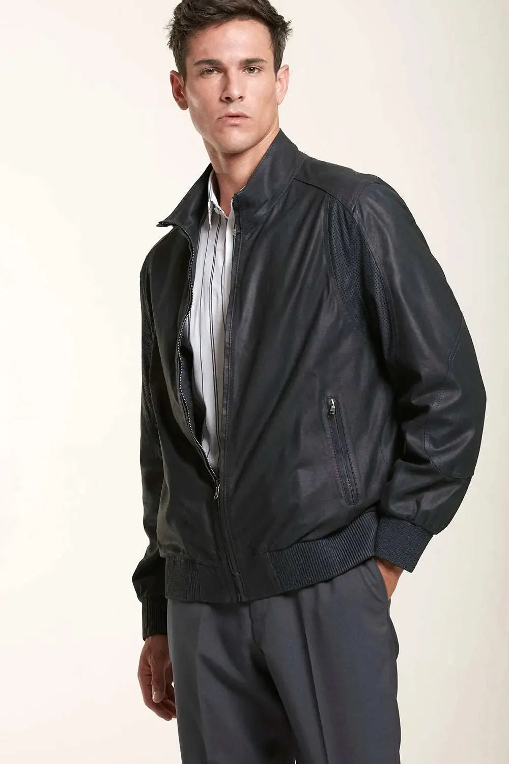 Mens leather jacket