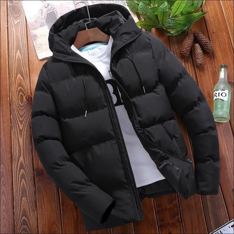 Men's Winter Cotton Padded Coat for Timeless Elegance and Warmth