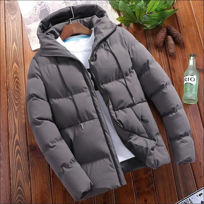 Men's Winter Cotton Padded Coat for Timeless Elegance and Warmth