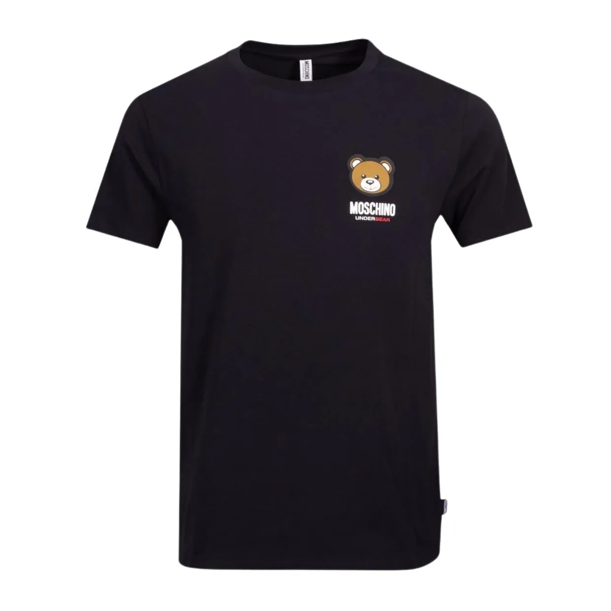 Moschino Underwear Teddy Bear Logo Black T-Shirt