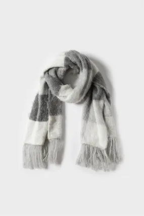 Nielson Scarf Grey Check