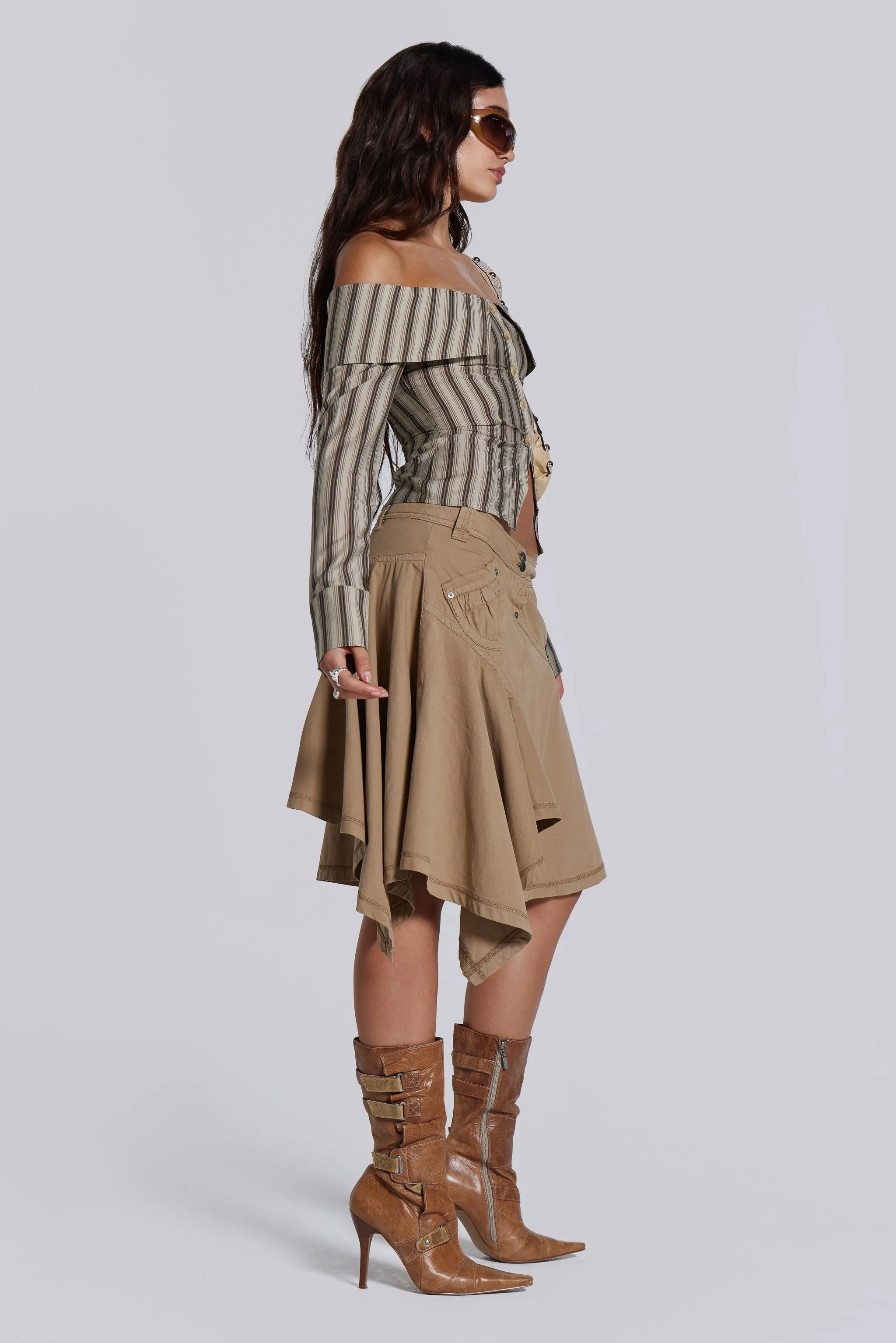 Noa Cargo Midi Skirt