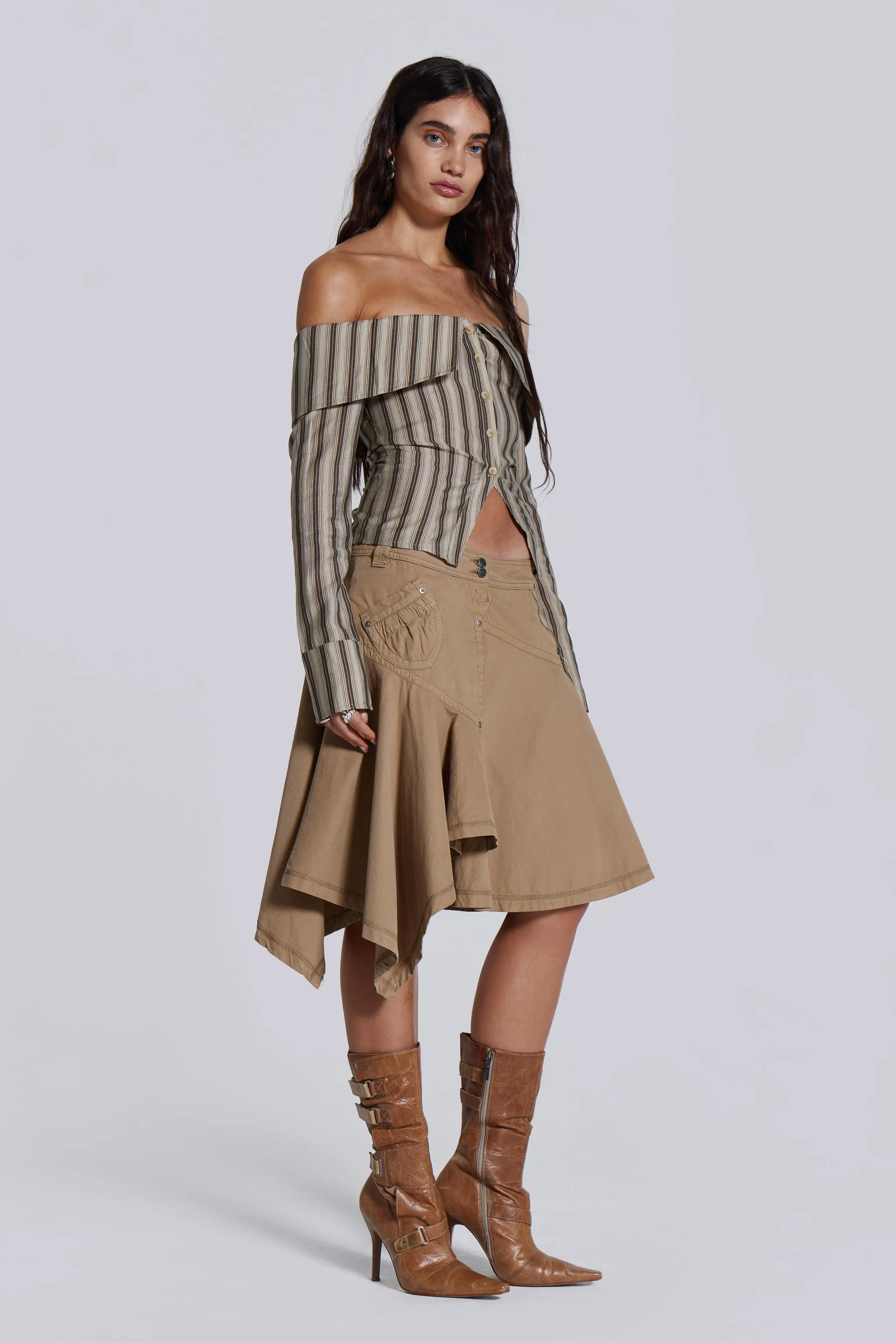 Noa Cargo Midi Skirt