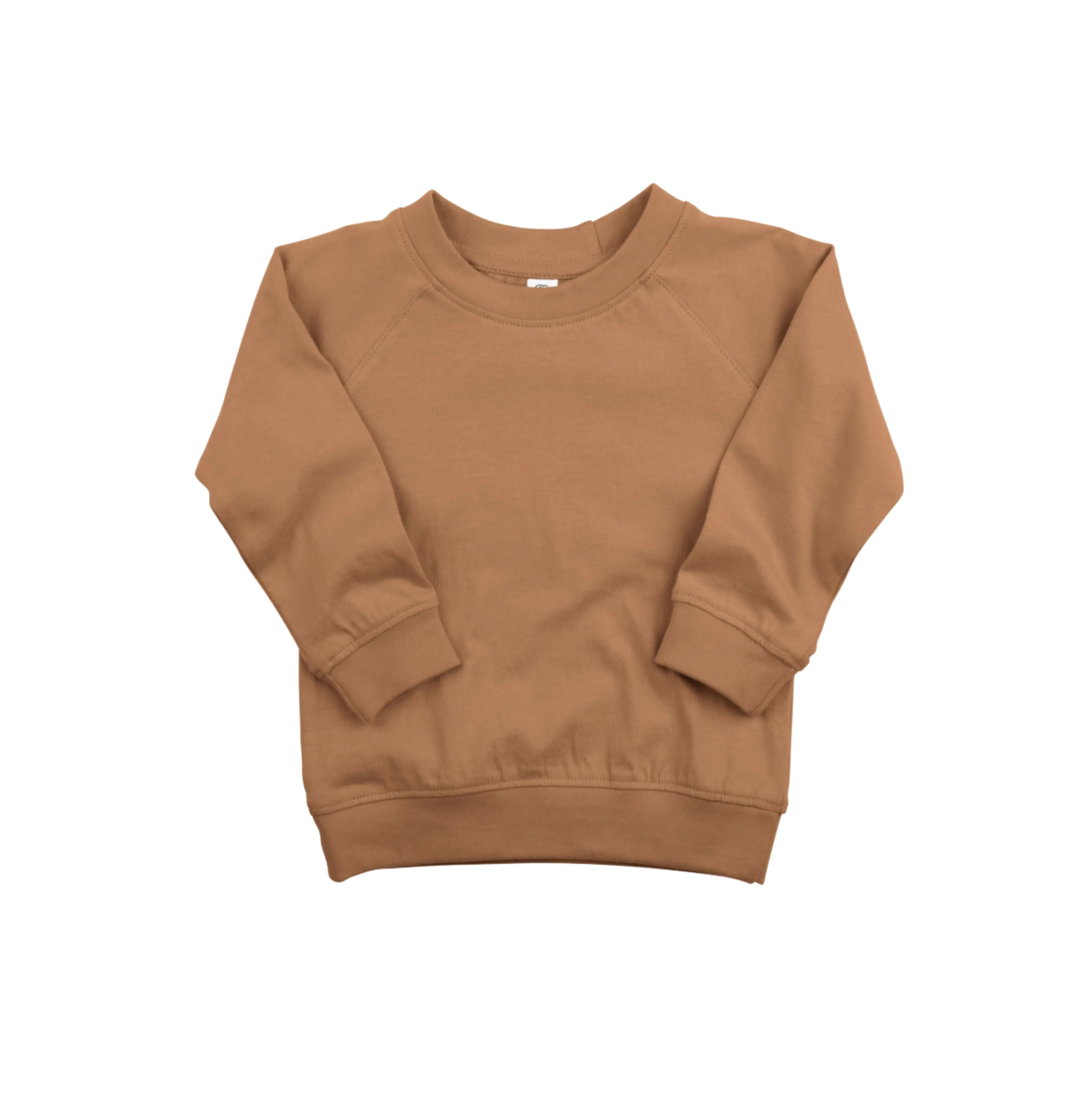 Organic Cotton Pullover Sweatshirt · Portland · Brown Color