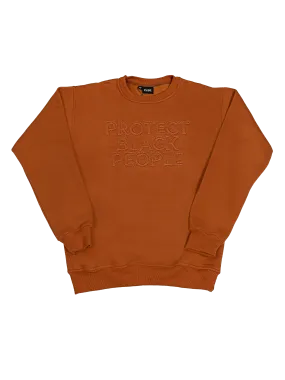 PBP - Crewneck Sweatshirt (Brown) - 3D Embroidery