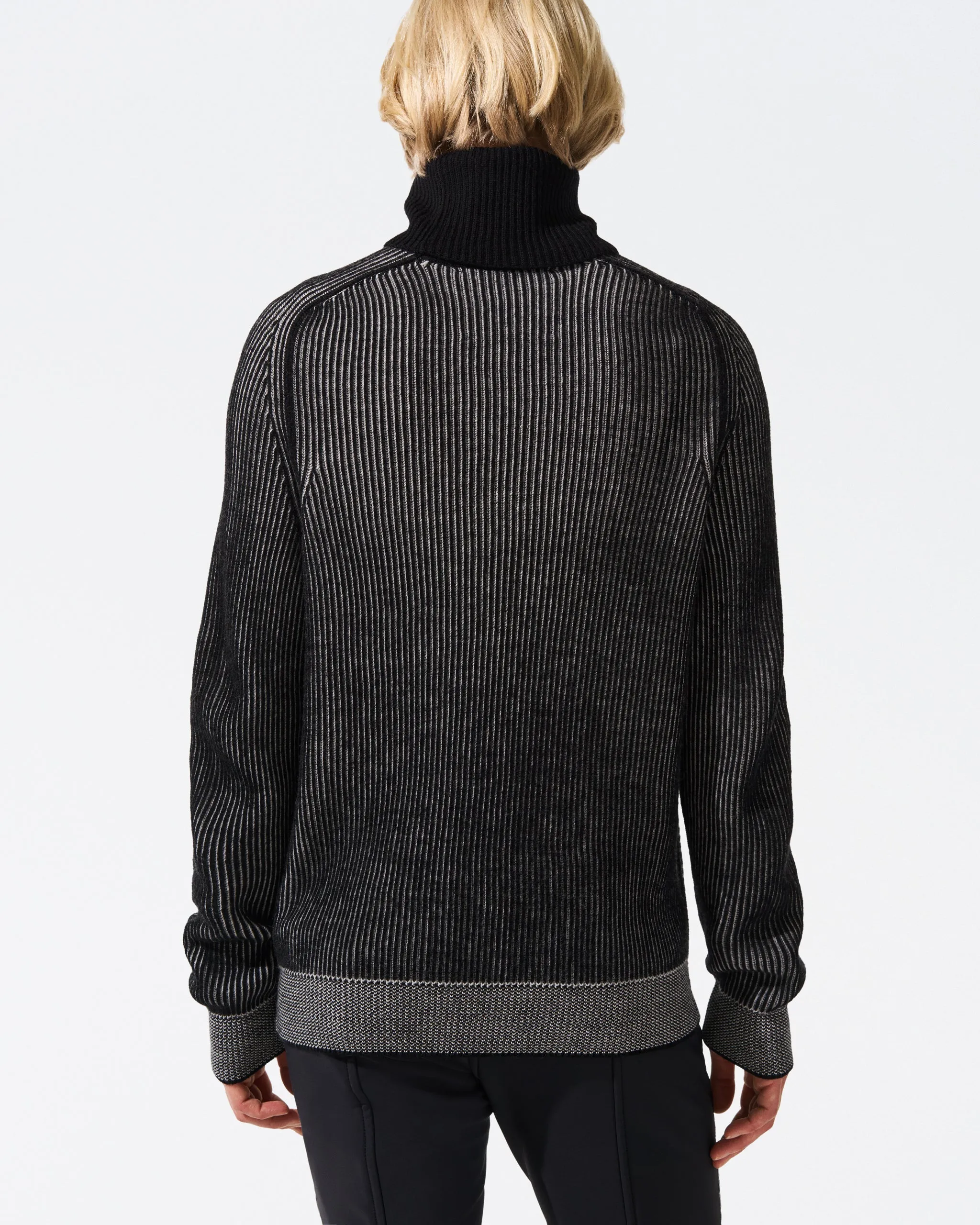 Perfect Moment Wavy Star Roll Neck Sweater