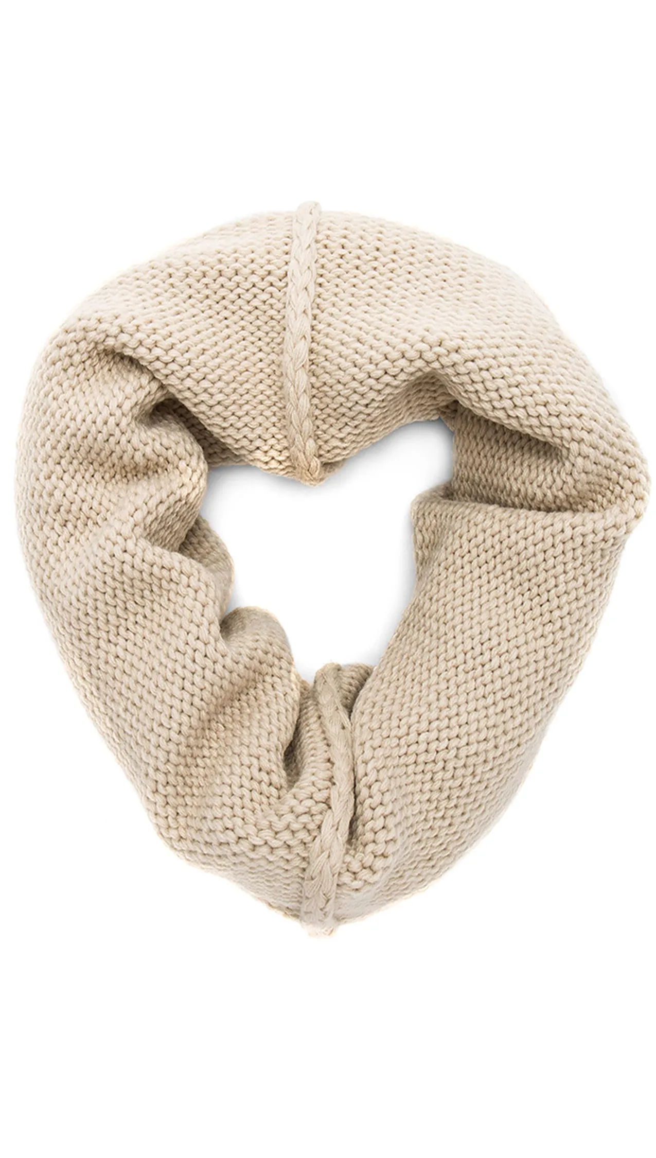 Plush Chunky Knit Neckwarmer Mink