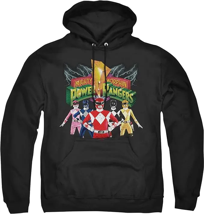 Power Rangers Rangers Unite Mens Pullover Hoodie