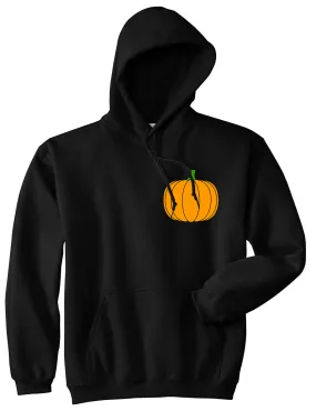 Pumpkin Fall Chest Mens Pullover Hoodie