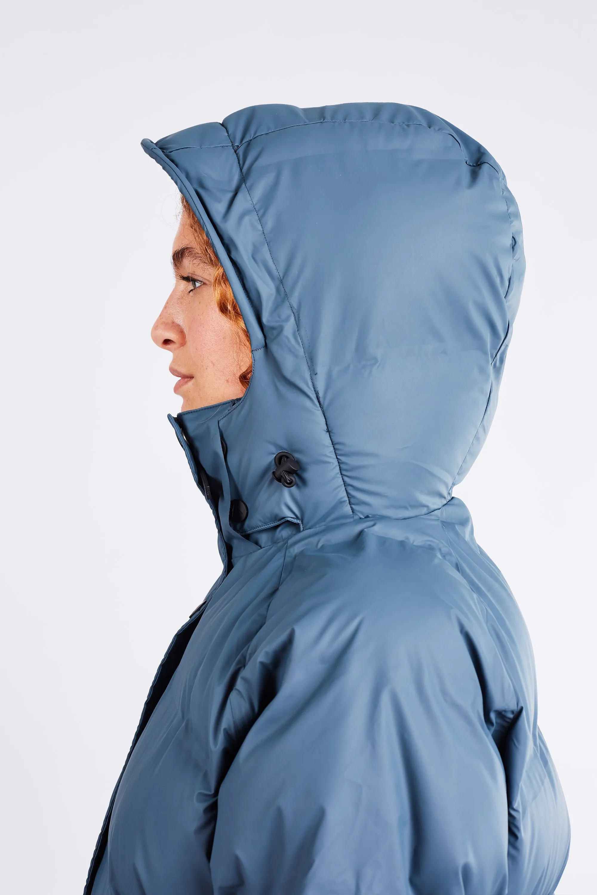 raincoat original blue grey