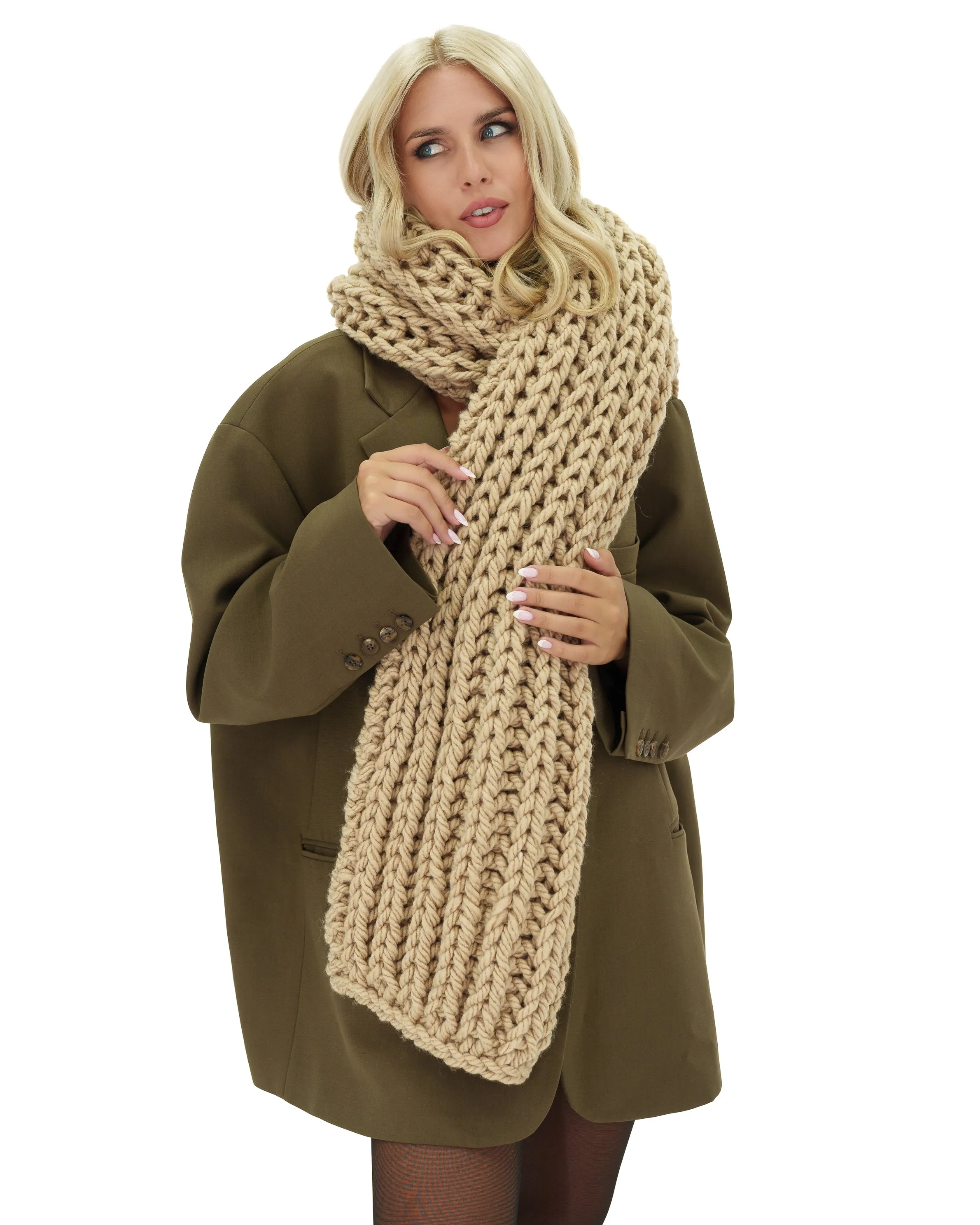 Ribbed Chunky Scarf