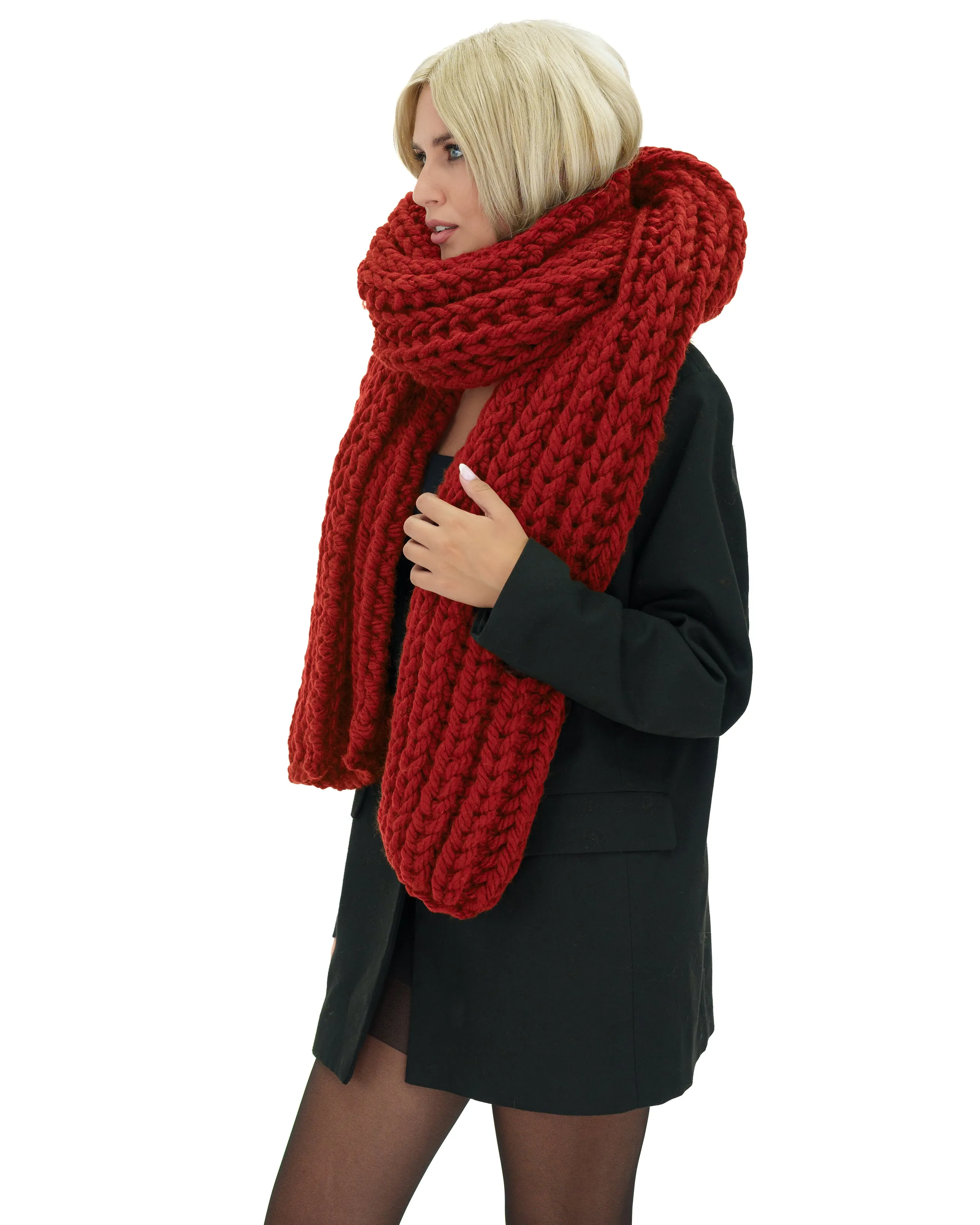 Ribbed Chunky Scarf