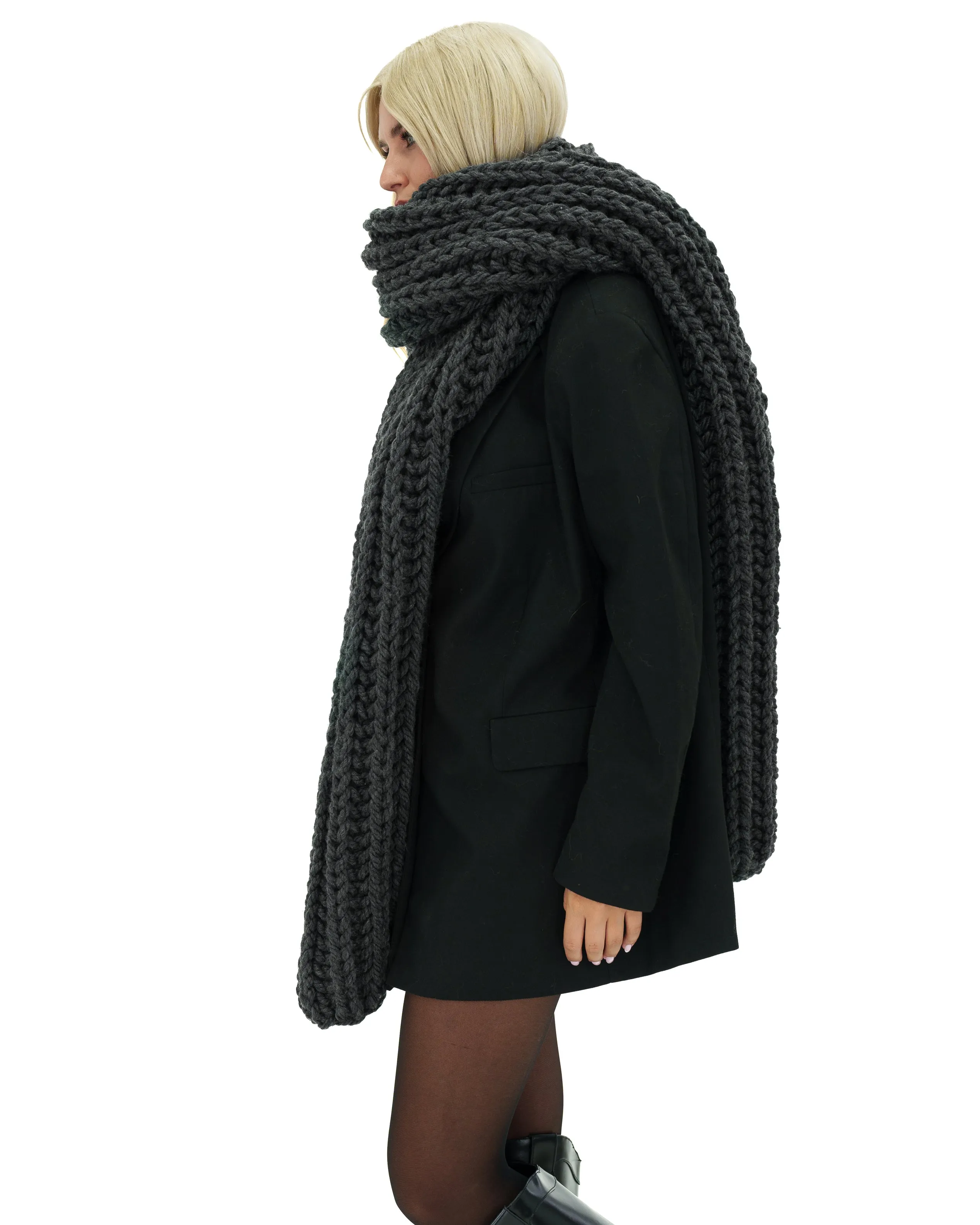 Ribbed Chunky Scarf