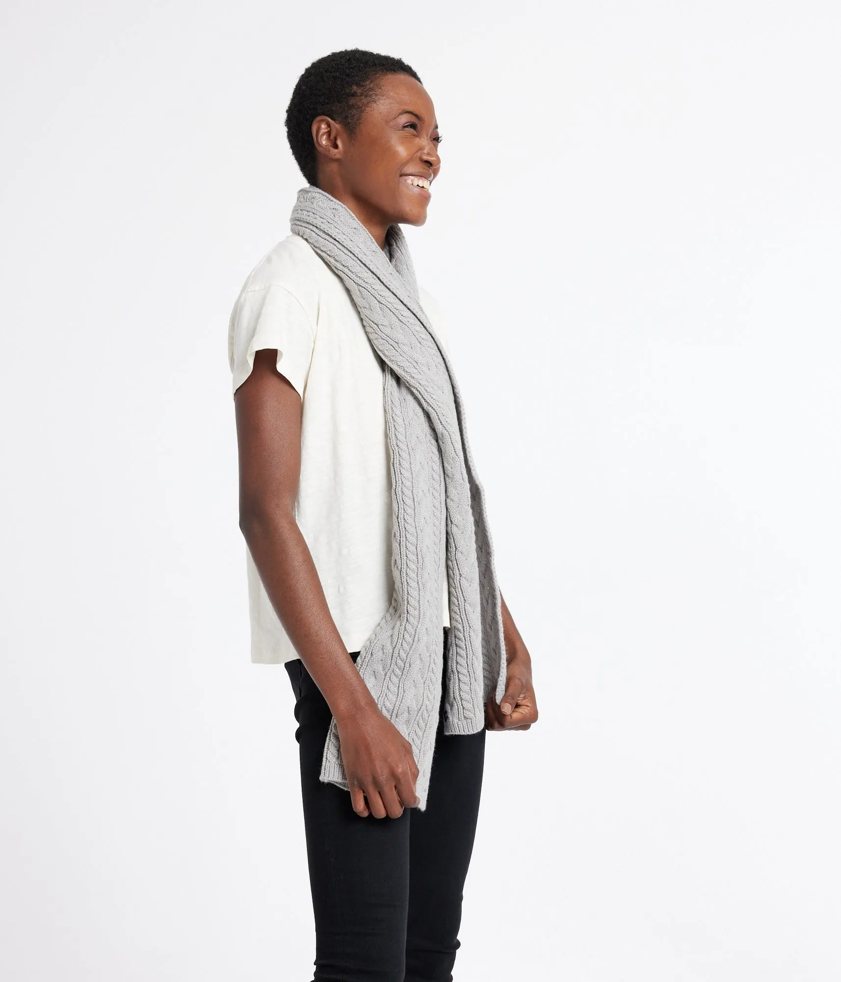 Roman Scarf - Grey