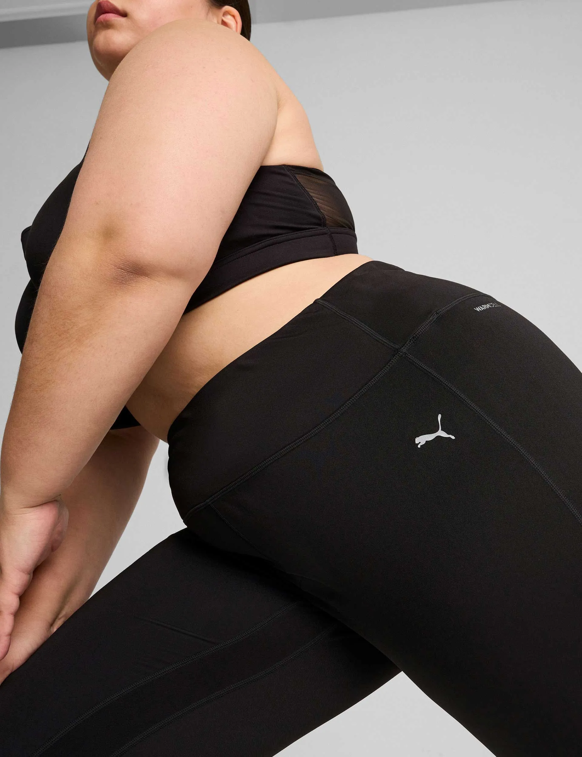 RUN Microfleece Tights - Black