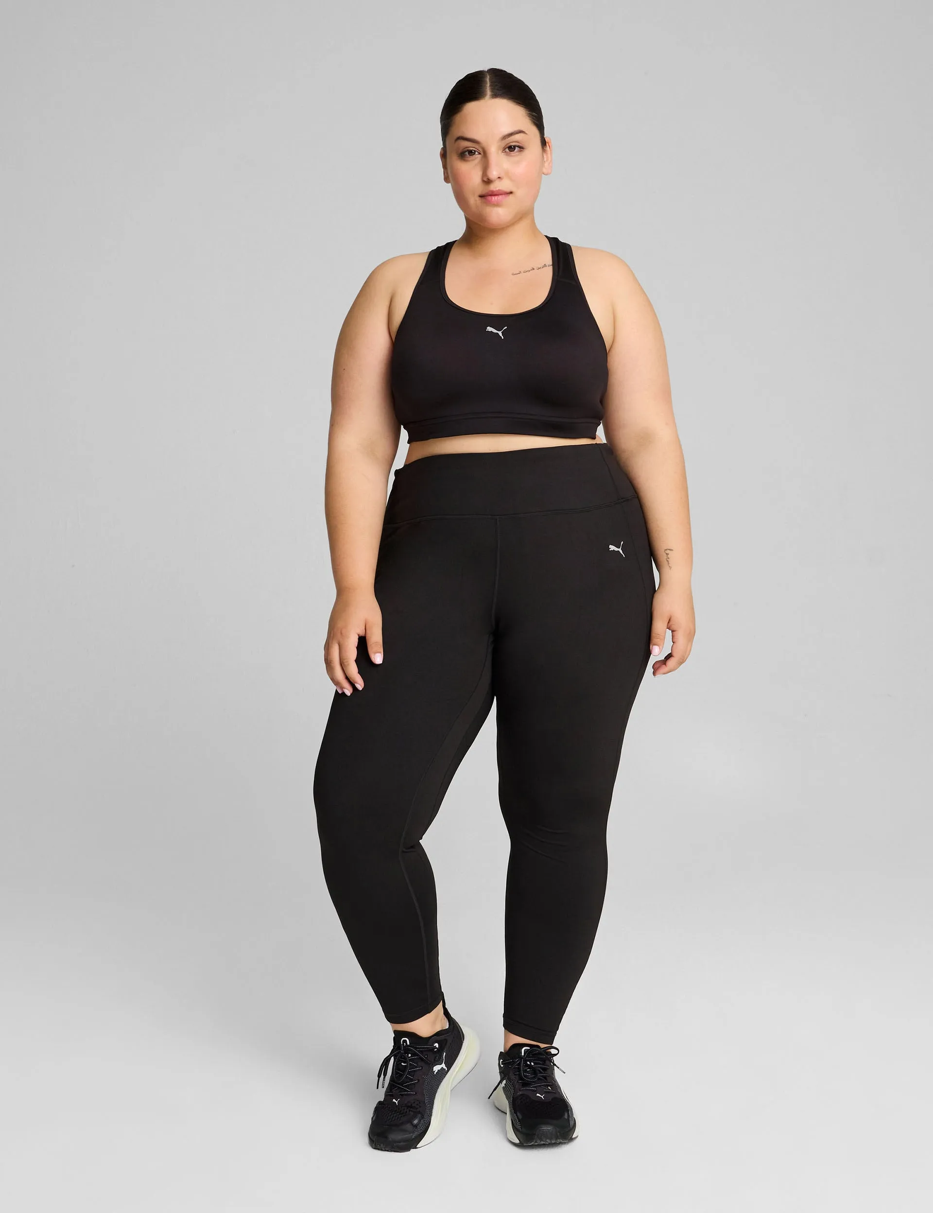 RUN Microfleece Tights - Black