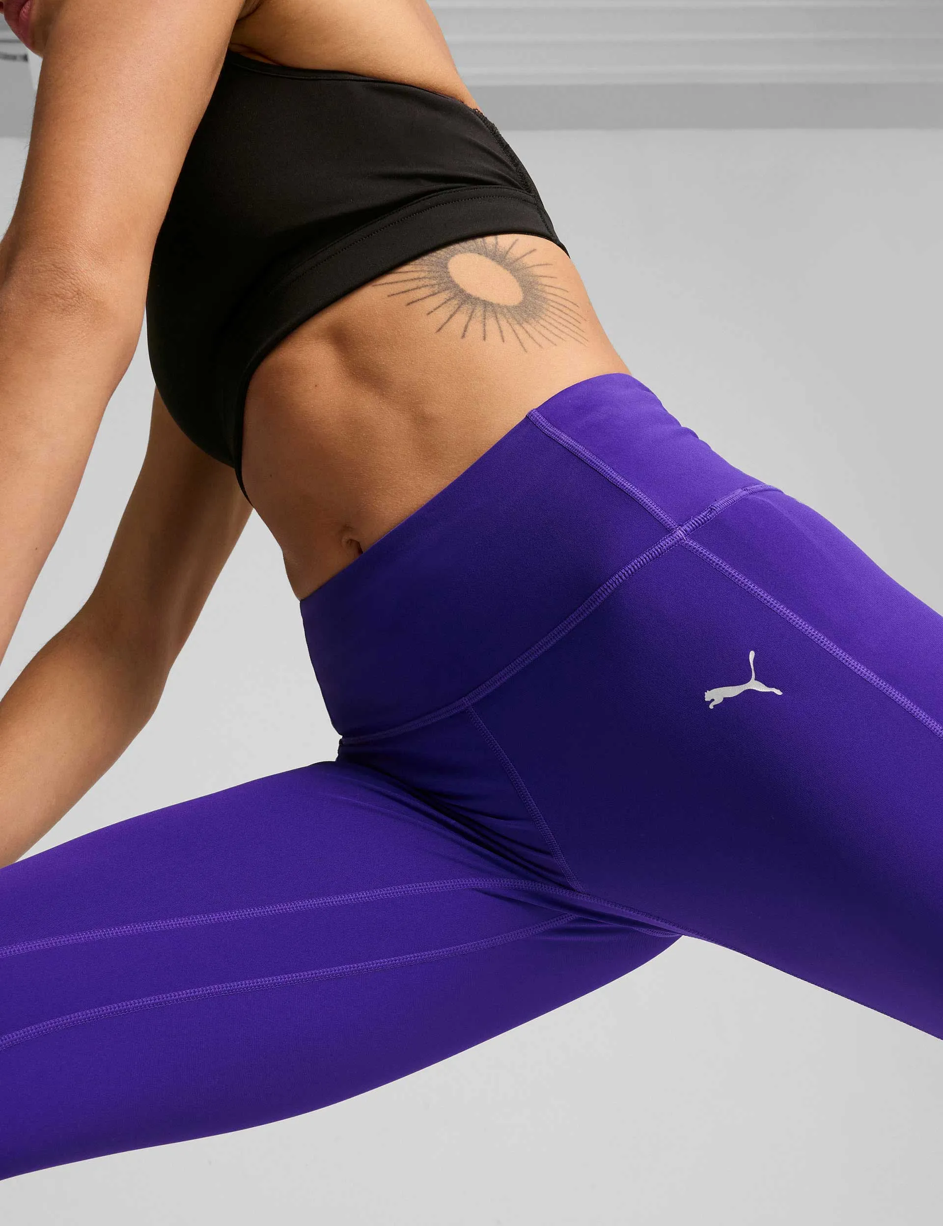 RUN Microfleece Tights - Lapis Lazuli