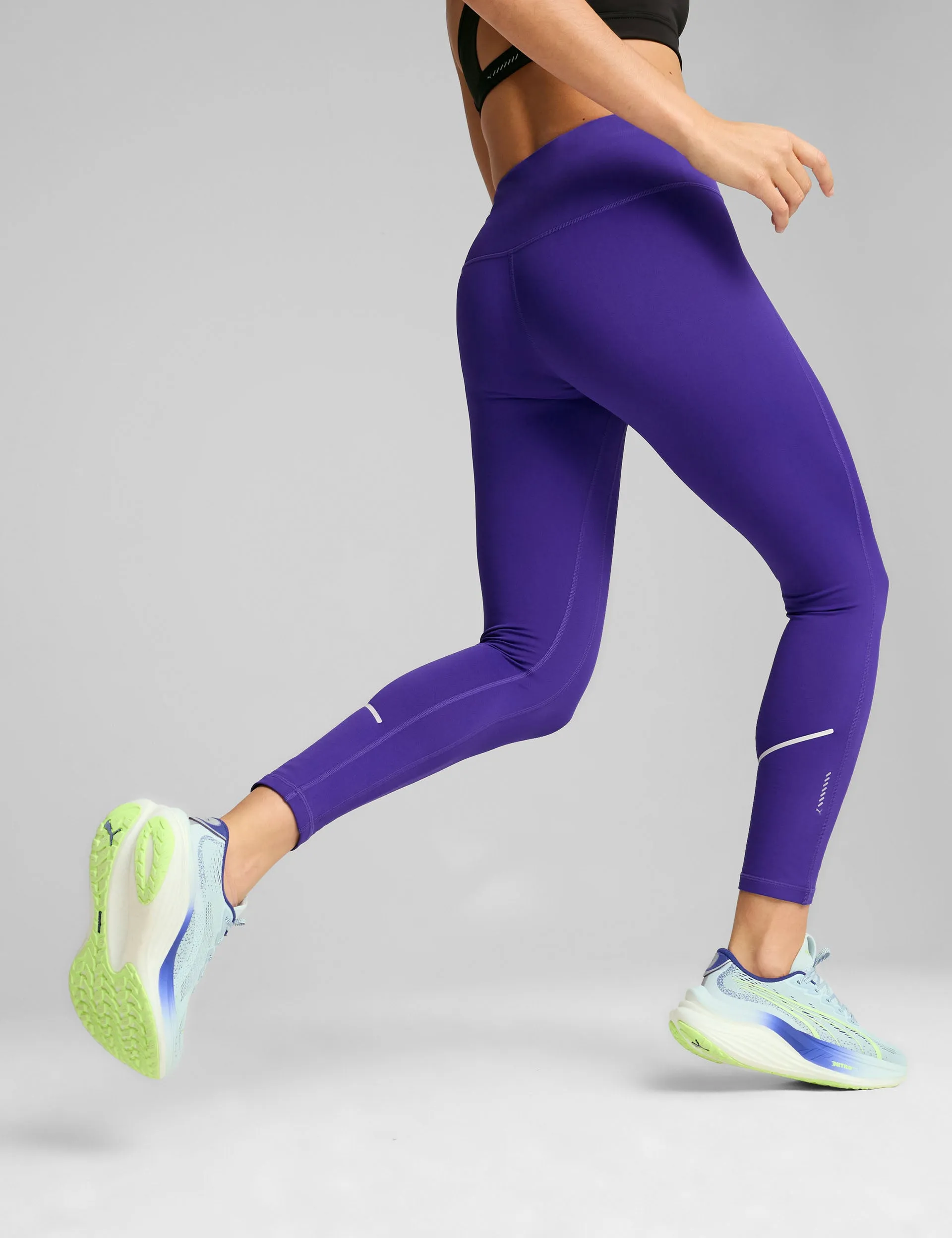 RUN Microfleece Tights - Lapis Lazuli