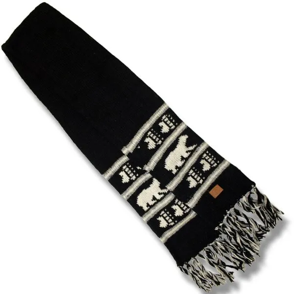 Scarf for Men and Women. 100% Wool with Fleece Lining. handmade in Nepal.