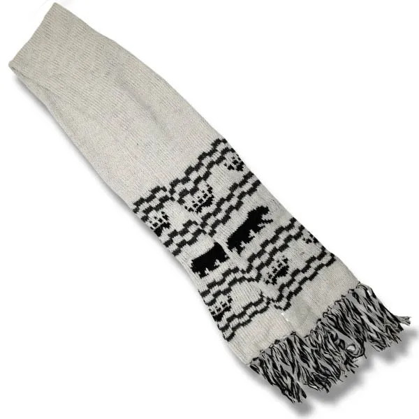 Scarf for Men and Women. 100% Wool with Fleece Lining. handmade in Nepal.