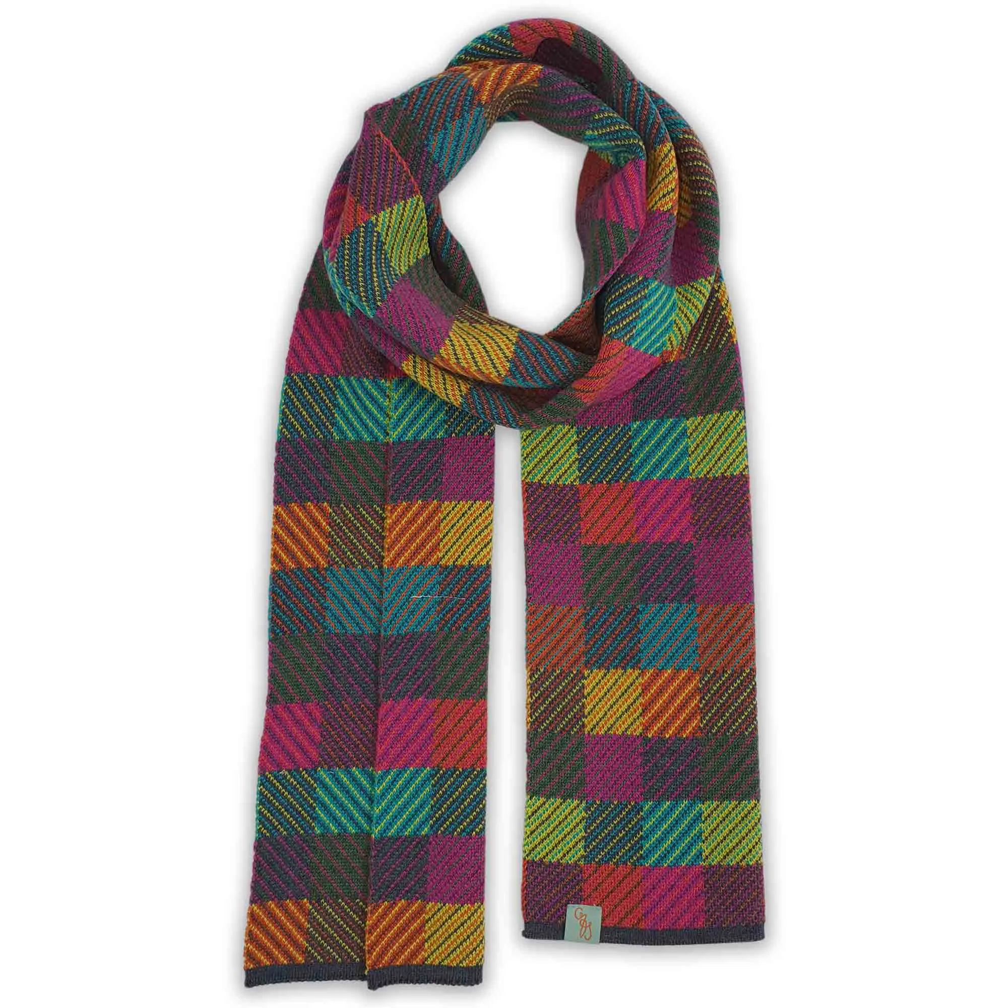 SCARVES - PATCH - EXTRA FINE MERINO WOOL