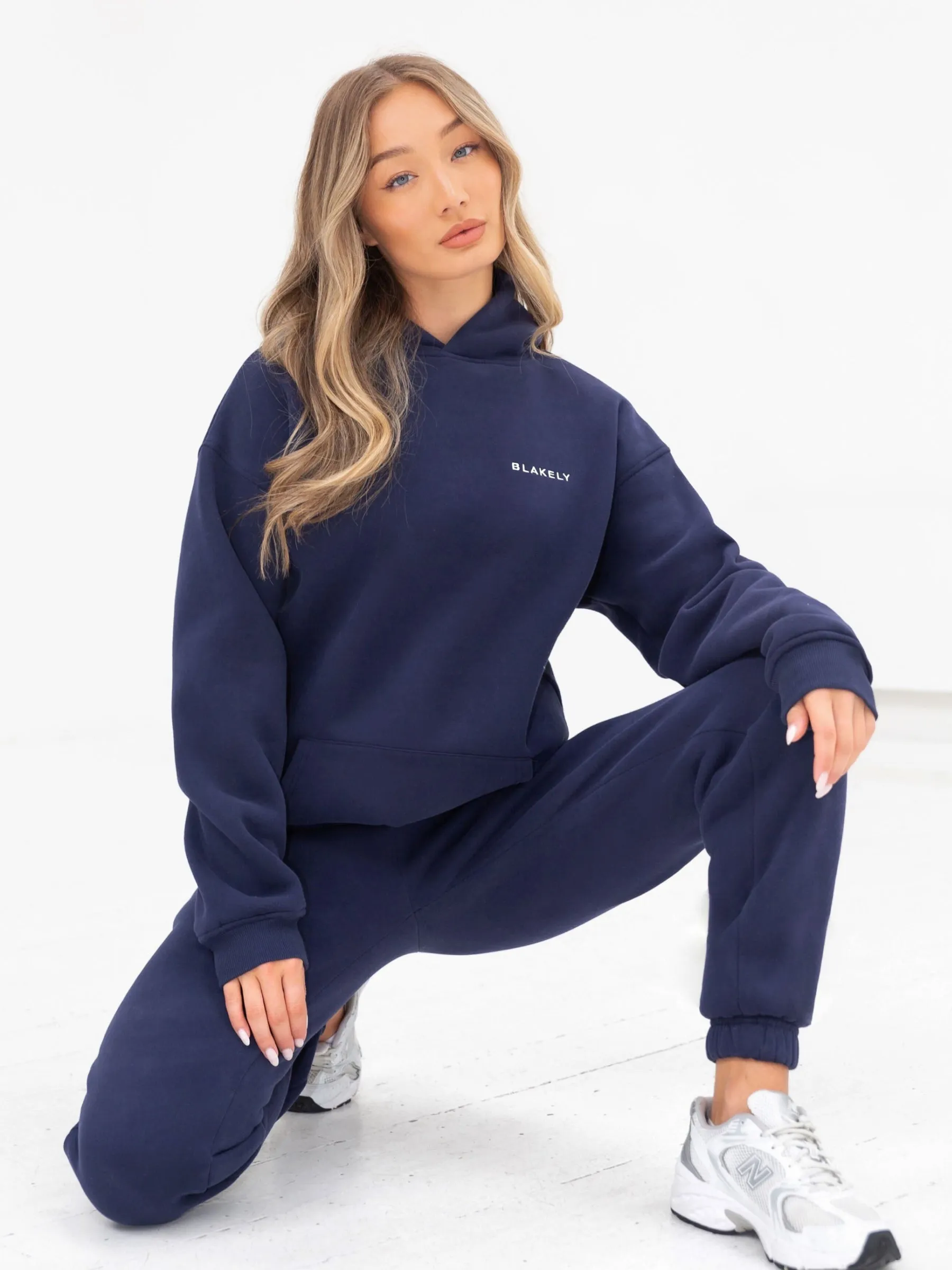 Series Oversized Hoodie - Navy