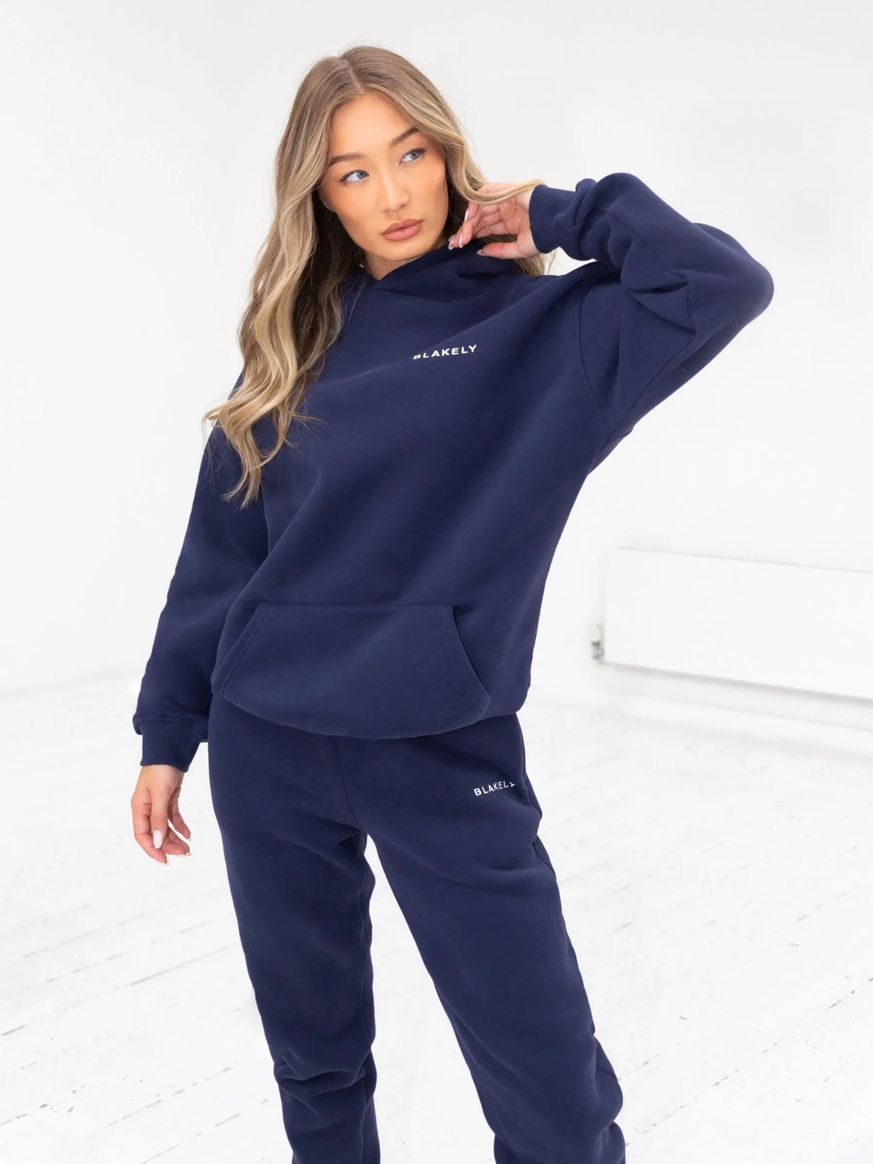 Series Oversized Hoodie - Navy