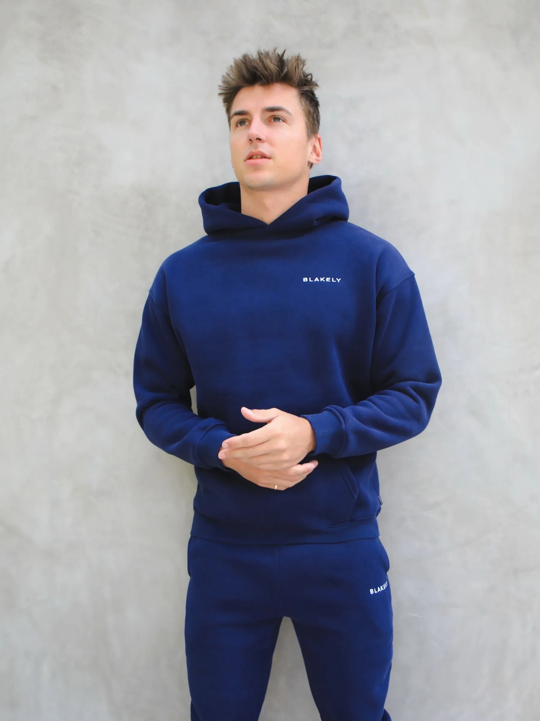 Series Relaxed Hoodie - Navy