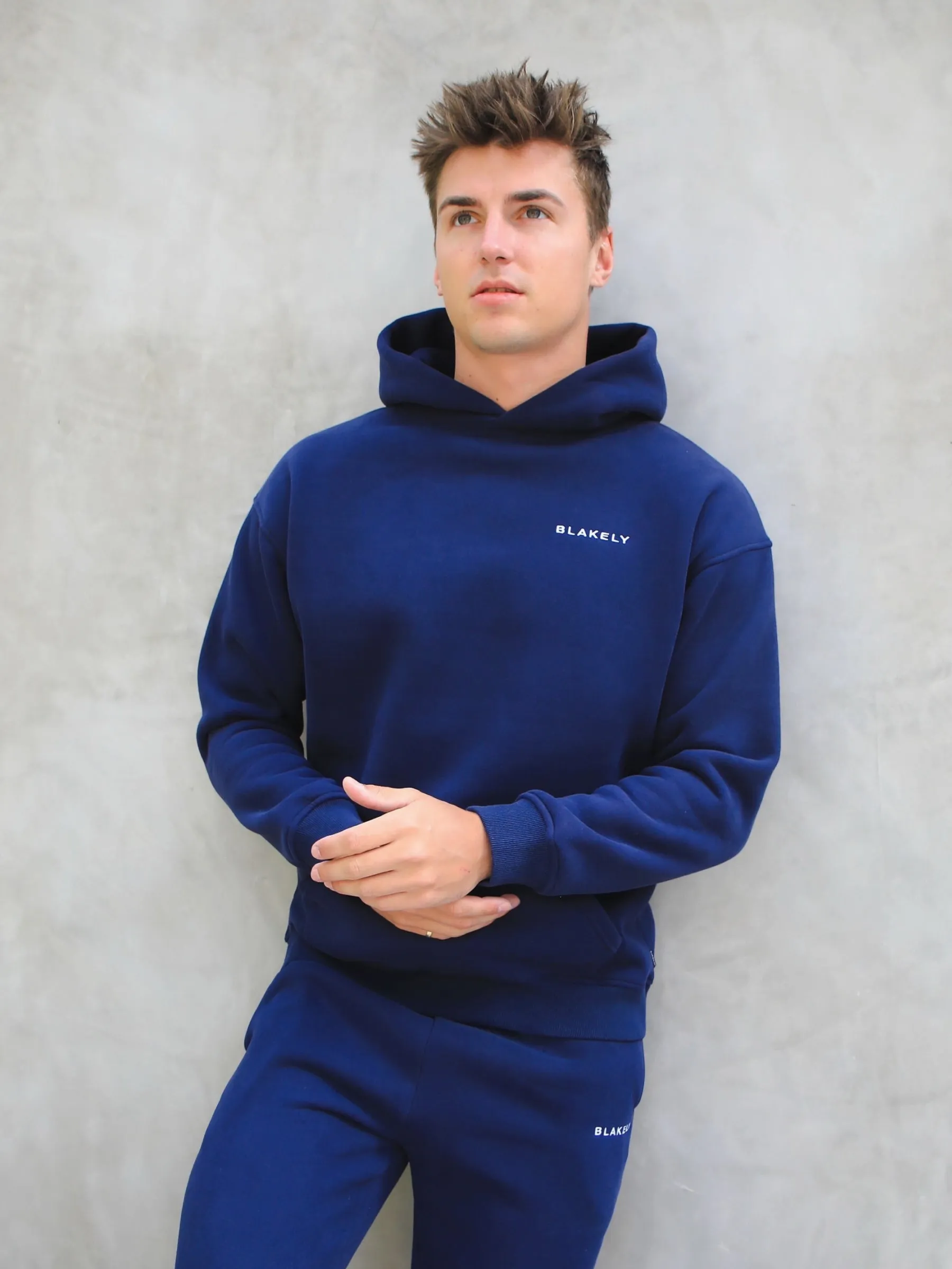 Series Relaxed Hoodie - Navy