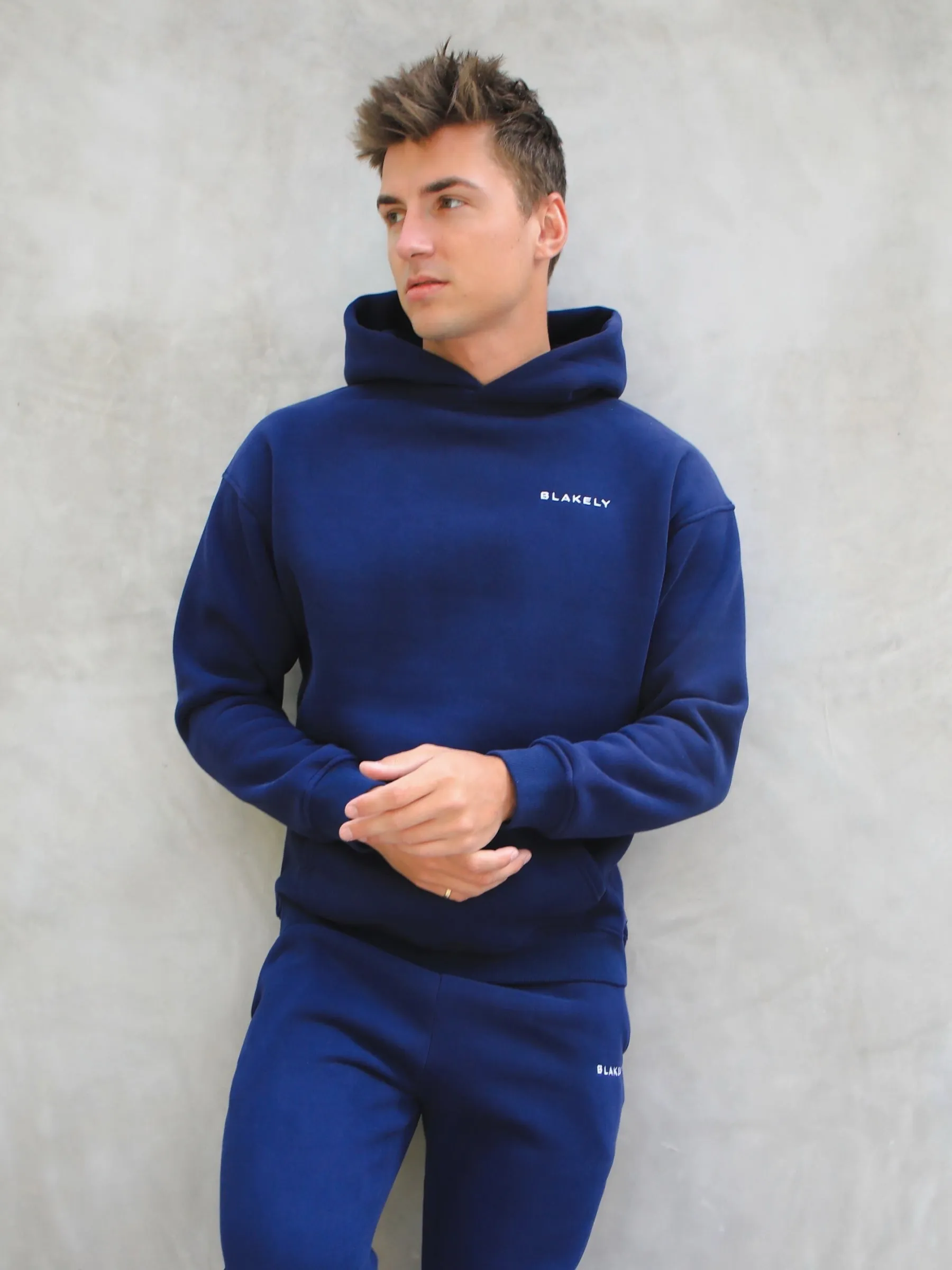 Series Relaxed Hoodie - Navy