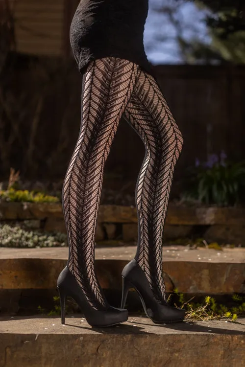 Serpent Skin Net Tights