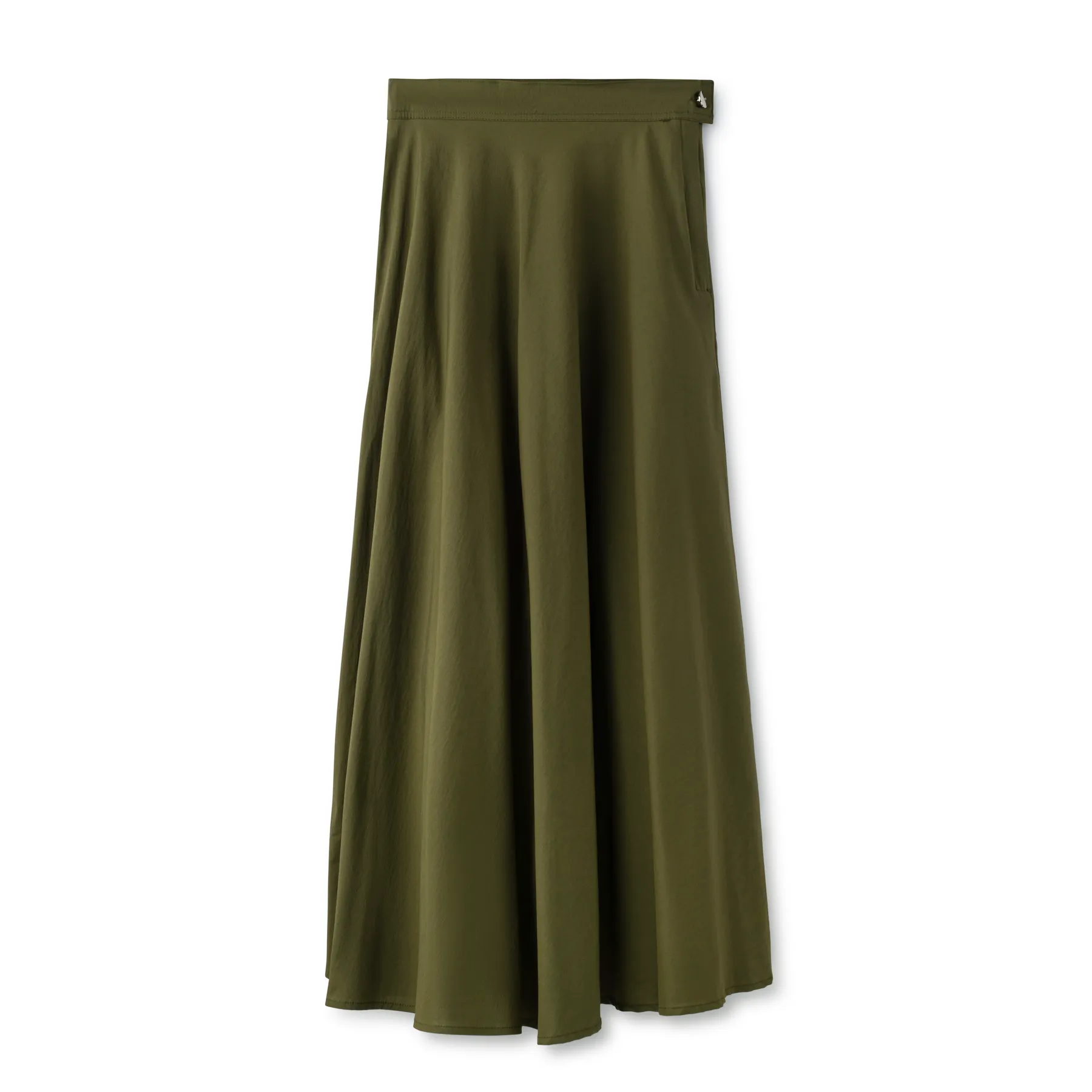 Signature Summer Circle Midi Skirt IN:Olive